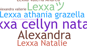 ชื่อเล่น - Lexxa