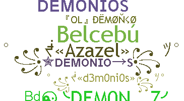 ชื่อเล่น - demonios