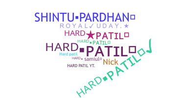 ชื่อเล่น - Hardpatil