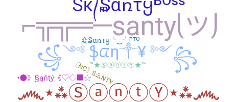 ชื่อเล่น - Santy