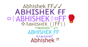 ชื่อเล่น - AbhishekFF