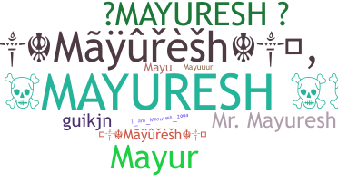 ชื่อเล่น - Mayuresh