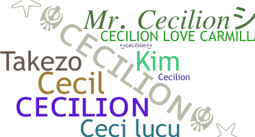 ชื่อเล่น - CeCilion