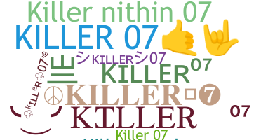ชื่อเล่น - Killer07