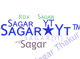 ชื่อเล่น - SagarYt