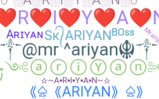 ชื่อเล่น - Ariyan