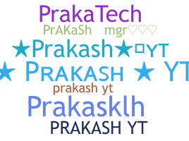 ชื่อเล่น - PrakashYT