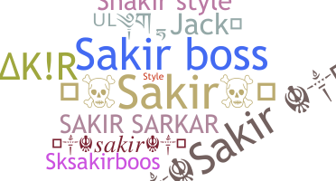 ชื่อเล่น - Sakir
