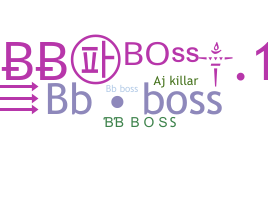 ชื่อเล่น - BBBOSS