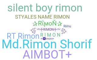 ชื่อเล่น - Rimon