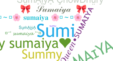 ชื่อเล่น - Sumaiya