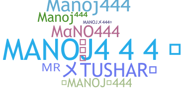 ชื่อเล่น - MANOJ444