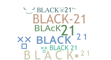 ชื่อเล่น - BLACk21