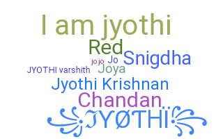 ชื่อเล่น - Jyothi