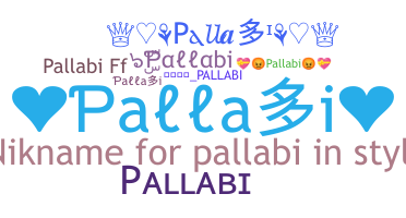 ชื่อเล่น - Pallabi