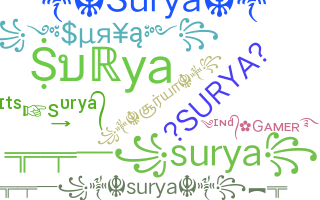 ชื่อเล่น - Surya