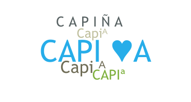 ชื่อเล่น - Capia