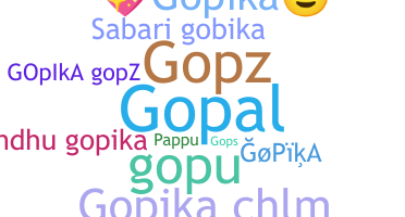 ชื่อเล่น - Gopika