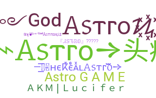 ชื่อเล่น - Astro