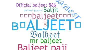 ชื่อเล่น - Baljeet