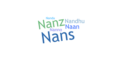 ชื่อเล่น - Nandana