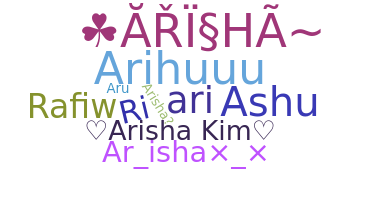 ชื่อเล่น - Arisha