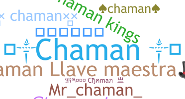 ชื่อเล่น - Chaman