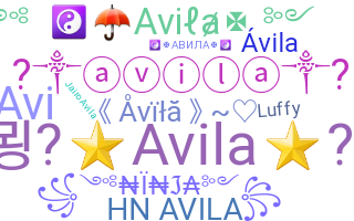 ชื่อเล่น - Avila