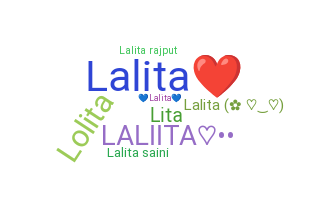 ชื่อเล่น - Lalita