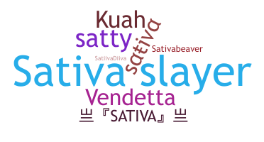 ชื่อเล่น - Sativa