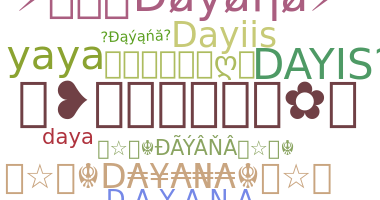 ชื่อเล่น - Dayana