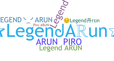 ชื่อเล่น - LegendArun