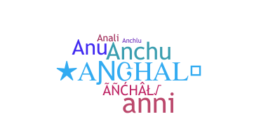 ชื่อเล่น - Anchal