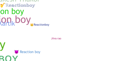 ชื่อเล่น - Reactionboy