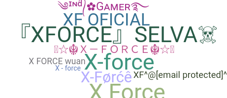 ชื่อเล่น - Xforce