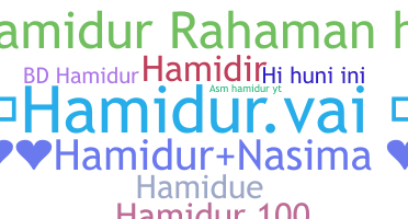 ชื่อเล่น - Hamidur