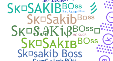 ชื่อเล่น - Sksakibboss