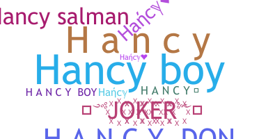 ชื่อเล่น - Hancy