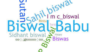ชื่อเล่น - Biswal