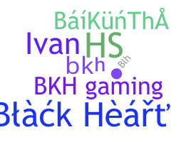 ชื่อเล่น - BKH