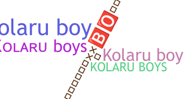 ชื่อเล่น - Kolaruboys