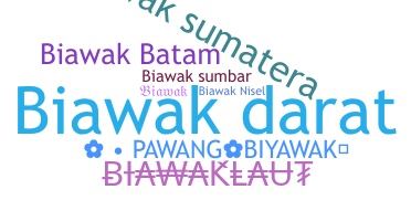 ชื่อเล่น - Biawak