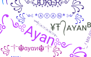 ชื่อเล่น - Ayan