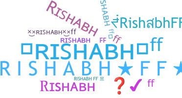 ชื่อเล่น - RishabhFF