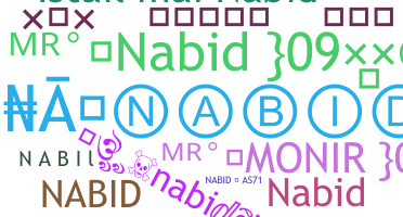 ชื่อเล่น - nabid