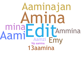 ชื่อเล่น - Aamina