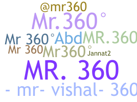 ชื่อเล่น - Mr360