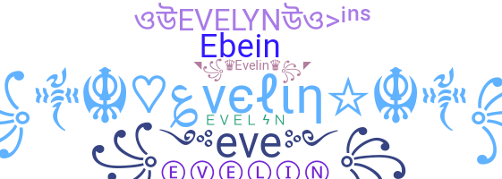 ชื่อเล่น - Evelin