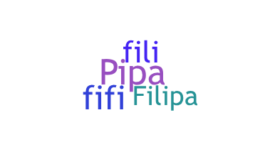ชื่อเล่น - Filipa