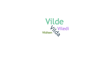 ชื่อเล่น - Vilda